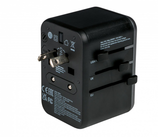 Verbatim Uniwersalny adapter podróżny UTA-04 USB-C PD 61W QC - 1192949 - zdjęcie 3